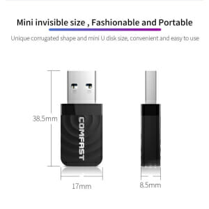 COMFAST USB WiFi Adapter for PC, Wireless Adapter.